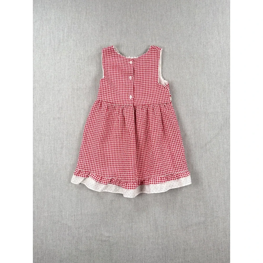 Sweetie Pie‎ Girls Red Gingham Sailboat Nautical Dress 4T